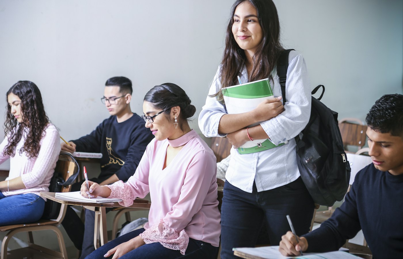Learners in a classroom